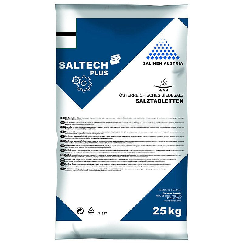 Tabletirana so za omekšavanje vode SALTECH PLUS, džak 25 kg